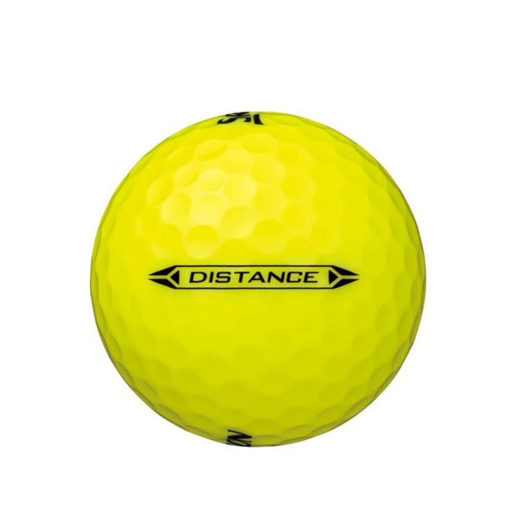 Srixon DISTANCE 2022 model golf balls, 1 dozen (12 balls), passion yellow