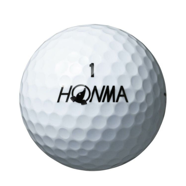Honma Golf D1 2024 Model Golf Balls, 1 Dozen (12 Balls) White