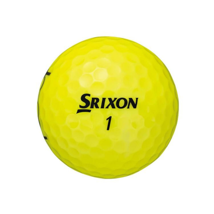 Srixon AD SPEED 2024 Model Golf Balls, 1 Dozen (12 Balls) Passion Yellow