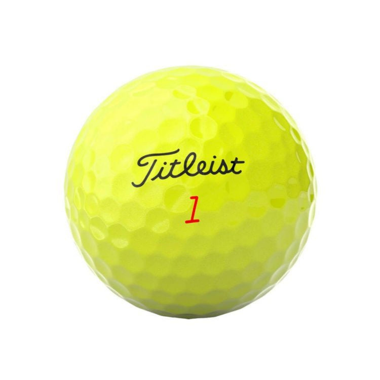 Titleist TRUFEEL 2024 model golf balls, 1 dozen (12 balls) Yellow