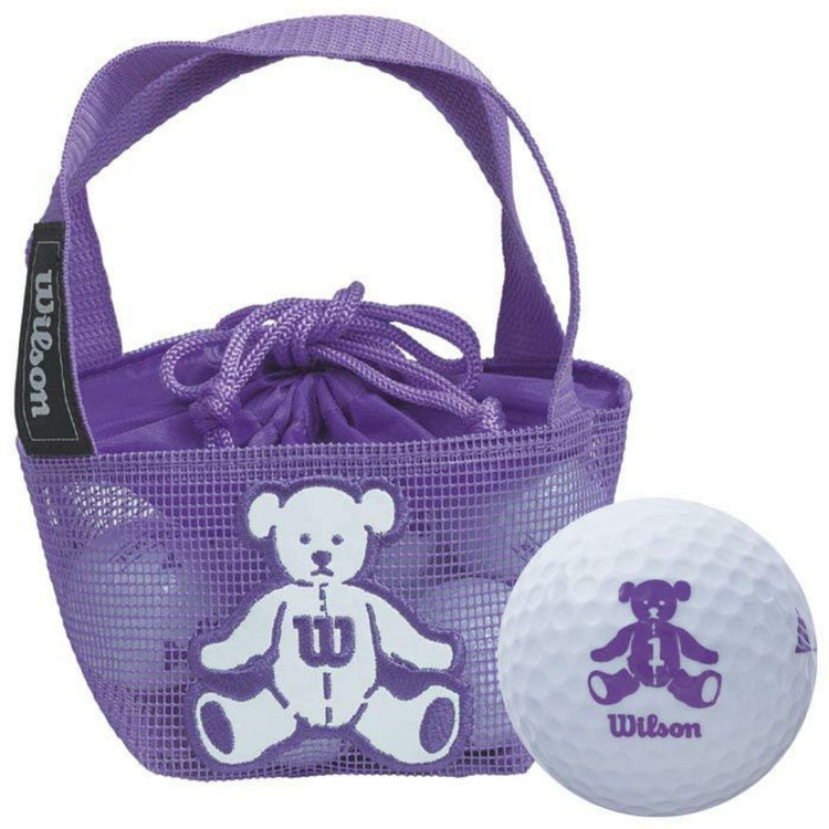 Wilson BEAR4 Bare Netted Golf Balls (Pack of 8)