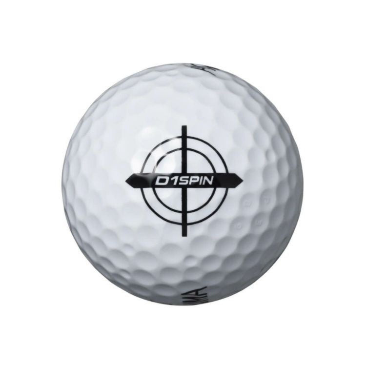 Honma Golf D1 SPIN 2023 Model Golf Balls, 1 Dozen (12 Balls) White