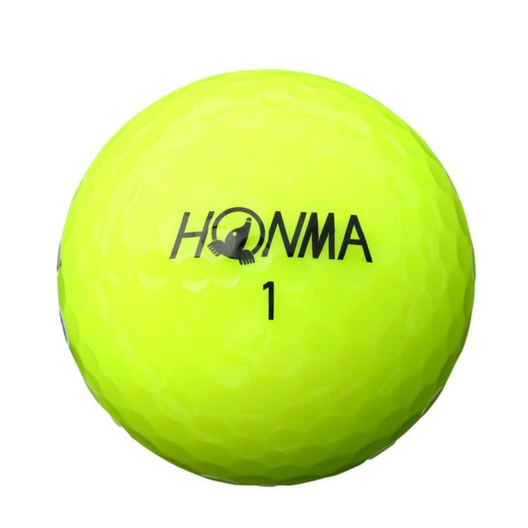Honma Golf D1 SPEEDMONSTER 2023 Model Golf Balls 1 Dozen (12 Balls) Yellow