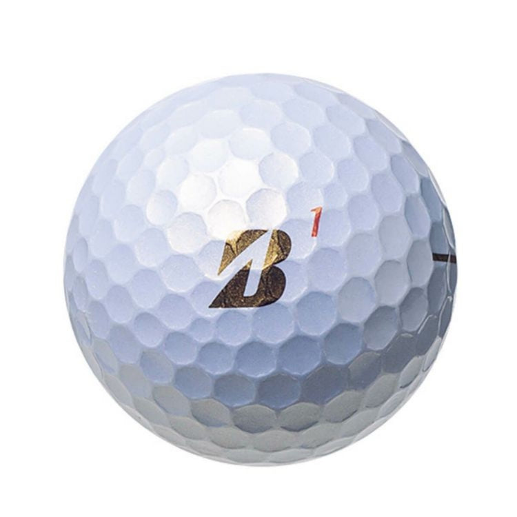 Bridgestone Super Straight 2023 Model Golf Ball Pearl White 1 Dozen (12 Balls)