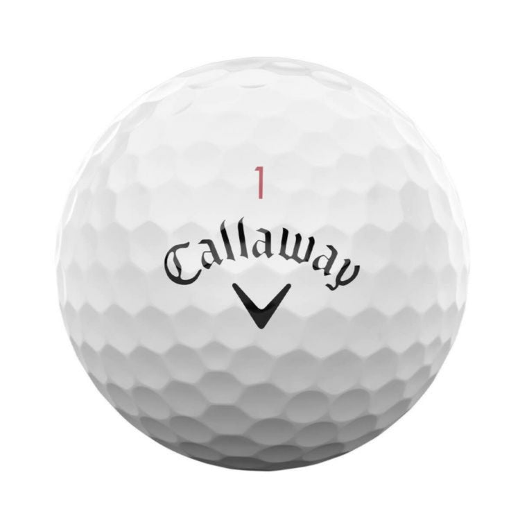 Callaway Chrome Tour 2024 model golf balls, 1 dozen (12 balls) white