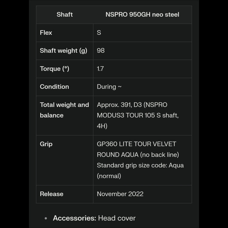 PING G430 Hybrid Utility NSPRO 950GH neo Stahlschaft 2022