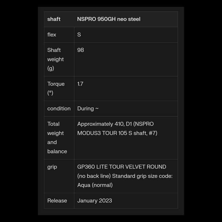 PING i230 Eisen 6-Set (5-9, PW) NSPRO 950GH Neo Stahl-Schaft 2023