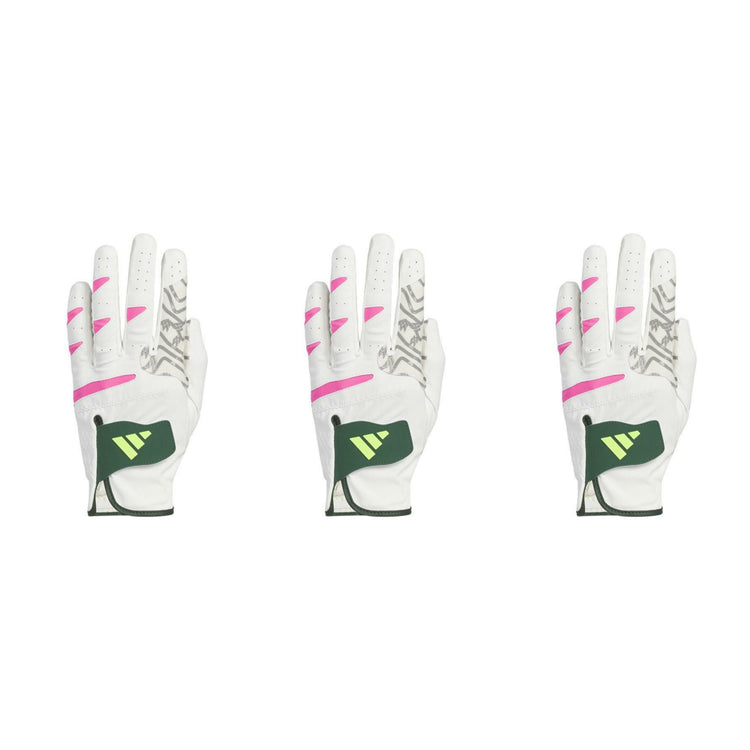 Adidas Pink/Grụ̈n Golfgloves (Premium) (3er Pack) - Golfrabbit.ch⛳🩷