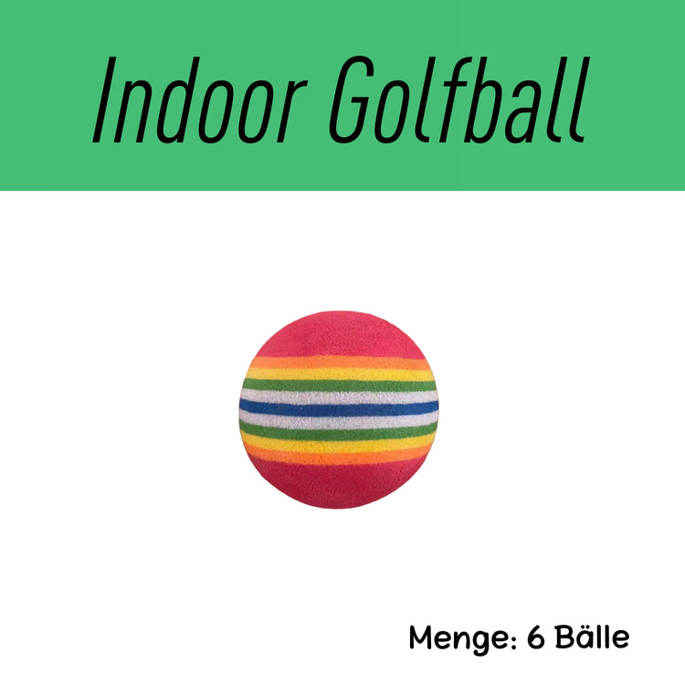 Indoor Golfbälle – 6er Set für präzises Training zuhause