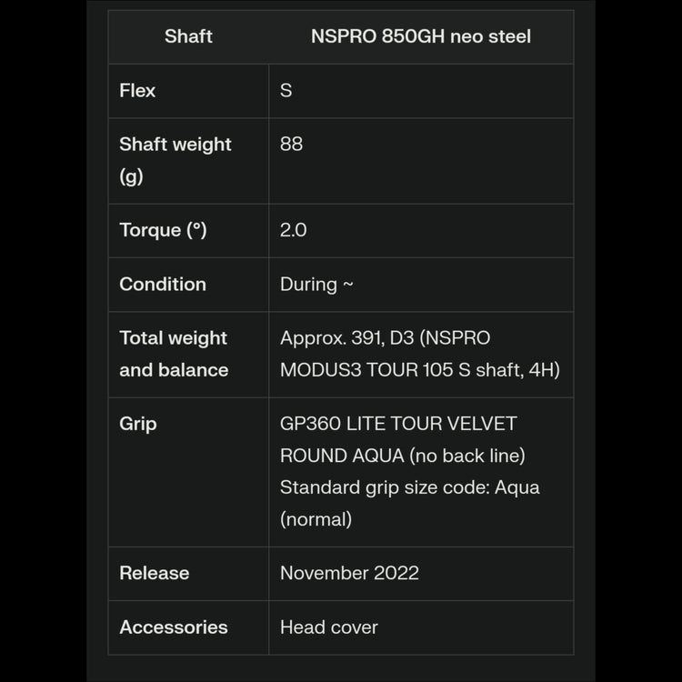 PING G430 Hybrid Utility NSPRO 850GH neo Stahlschaft 2022