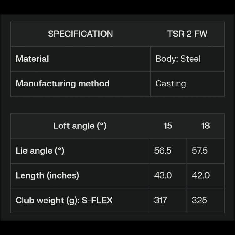 Titleist TSR2 Fairway Wood TSP111 50 Schaft 2022