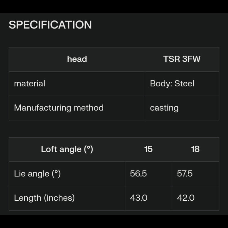 Titleist TSR3 Fairway Wood TOUR AD IZ-6 Schaft 2022 kaufen in der Schweiz