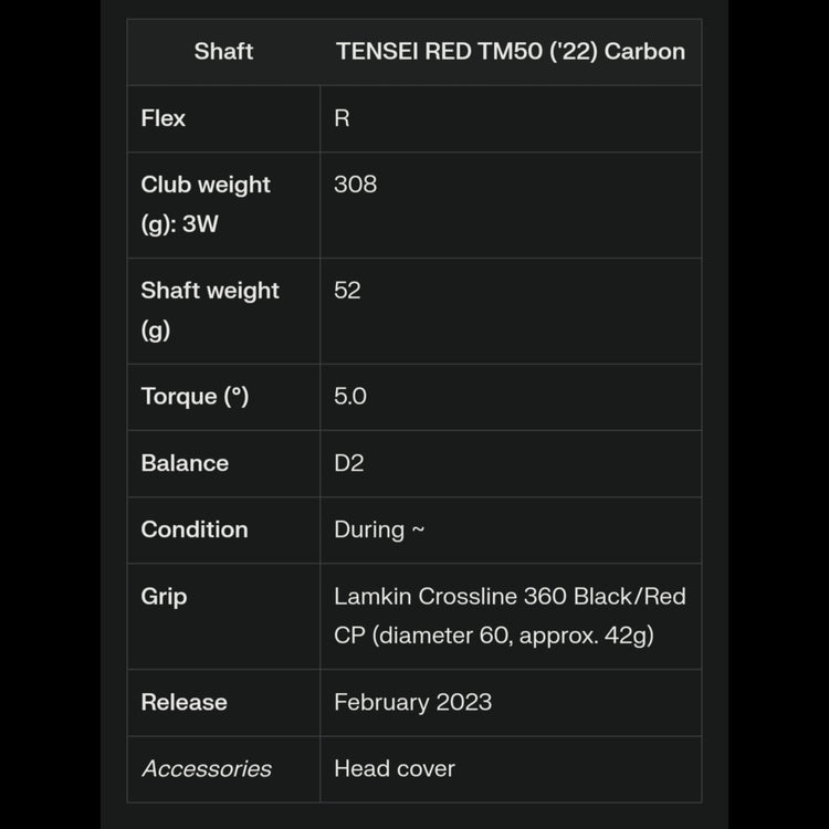 TaylorMade STEALTH 2 HD Stealth 2 Herren Fairway Wood TENSEI RED TM50 Schaft 2023