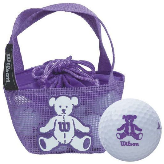 Wilson BEAR4 Bare Netted Golf Balls (Pack of 8)