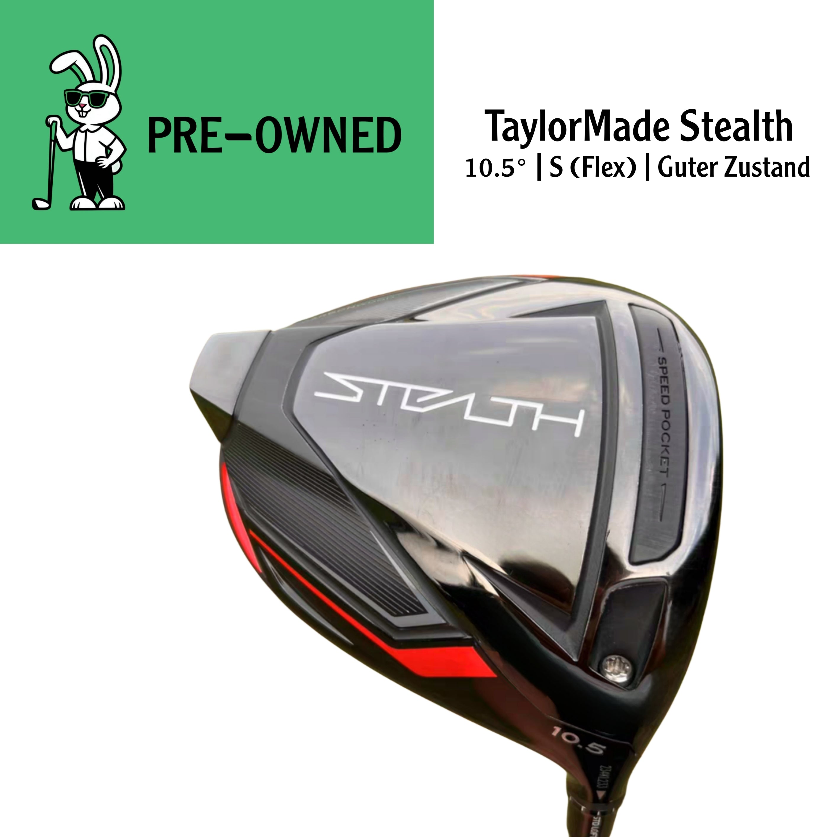 TaylorMade STEALTH ドライバー 10.5度 TaylorMade STEALTH Driver 10.5° | TENSEI RED TM50 Schaft | Flex S