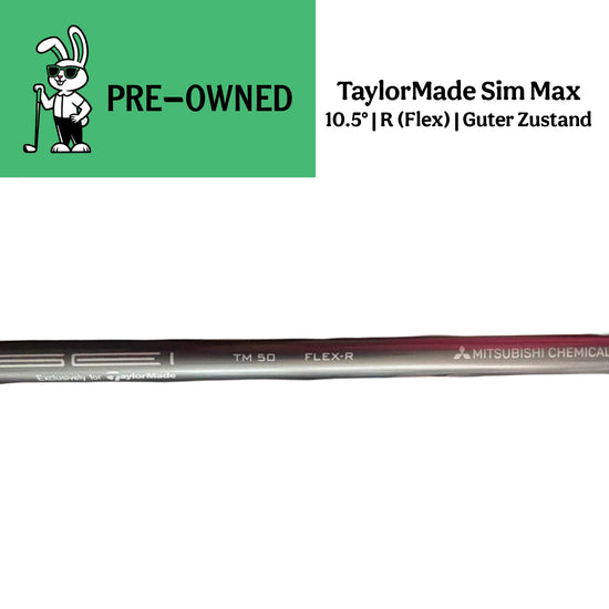TaylorMade SIM MAX Driver 10.5° | TENSEI BLUE TM50 (JP) Schaft | Flex R